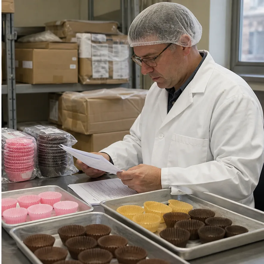 Allergen-Controlled Baking Cups: Wholesale Supplier Guide factory testing and shipment inspection