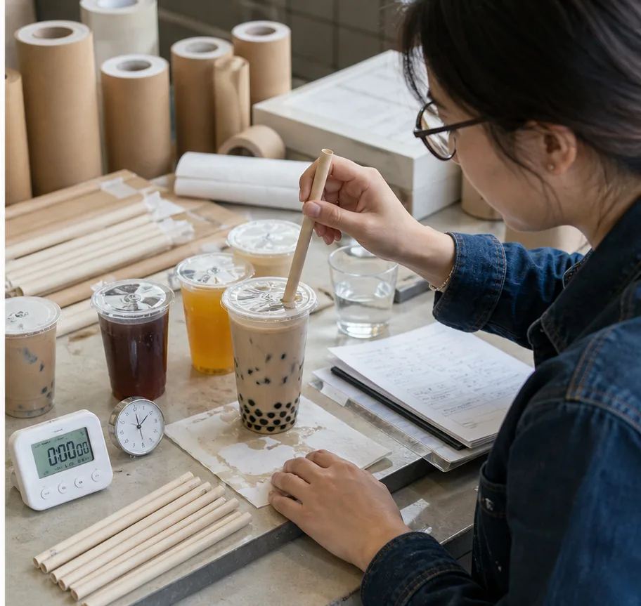 Bubble Tea Paper Straws Wholesale: Supplier Selection Guide factory testing and shipment inspection