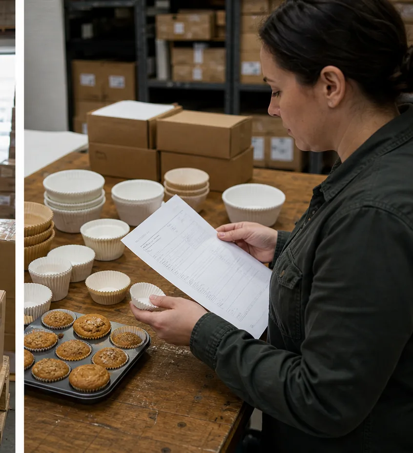 Cupcake Liners for Foodservice Distributors: Buyer Guide factory testing and shipment inspection