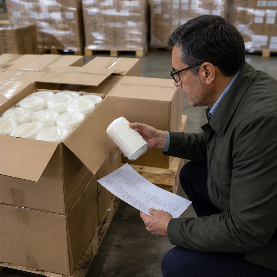 Export Cartons for Paper Baking Cups: Buyer Packaging Guide factory testing and shipment inspection