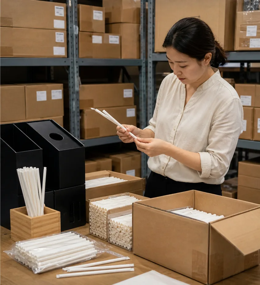 Hotel Paper Straws Wholesale: Buyer Specification Guide factory testing and shipment inspection