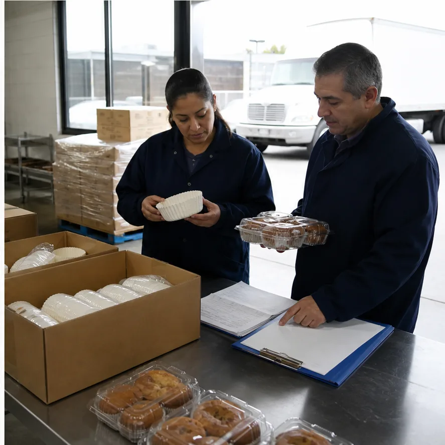 Paper Baking Cups for Commissary Kitchens: Supplier Guide factory testing and shipment inspection