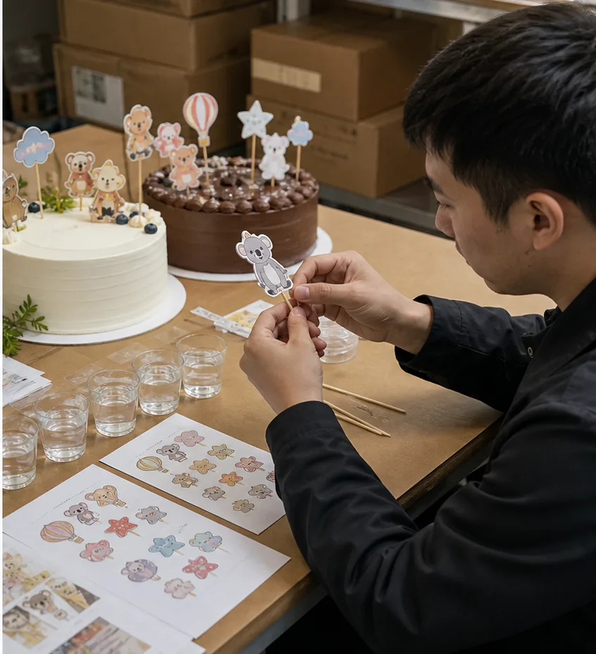 Paper Cake Picks Wholesale: Buyer Specification Guide factory testing and shipment inspection