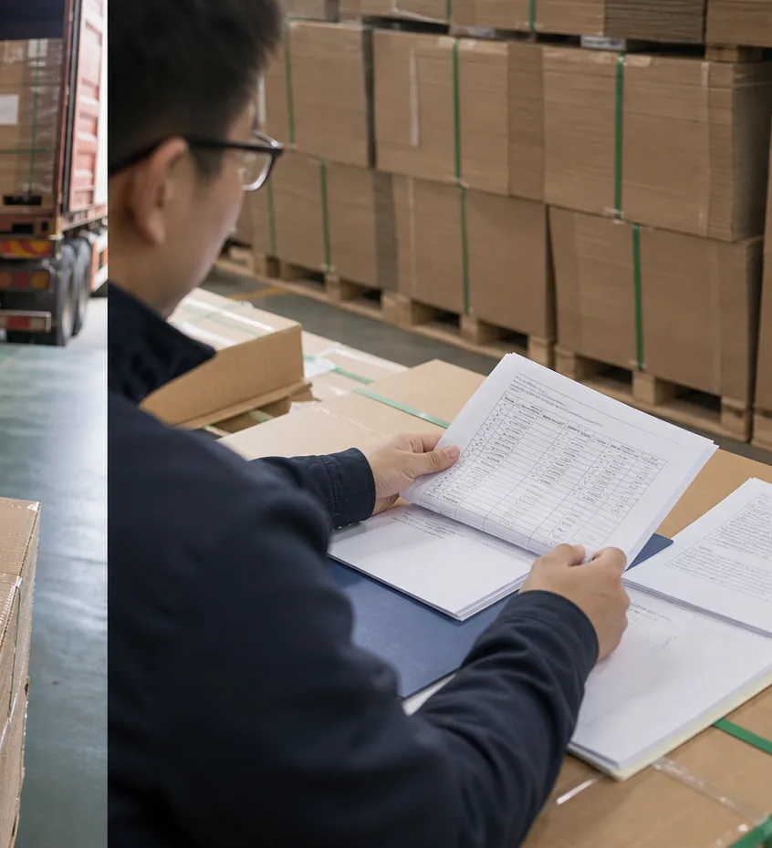 Paper Packaging Shipment Release: Buyer Checklist factory testing and shipment inspection