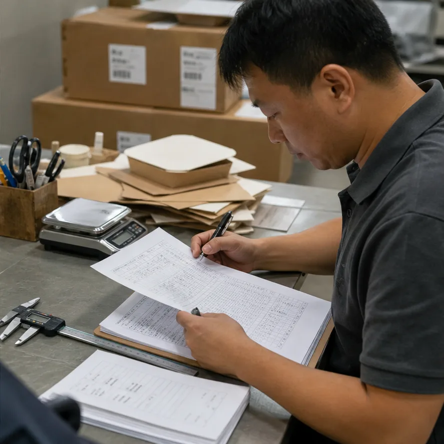 Paper Packaging Supplier Sample Scoring: Buyer Guide factory testing and shipment inspection