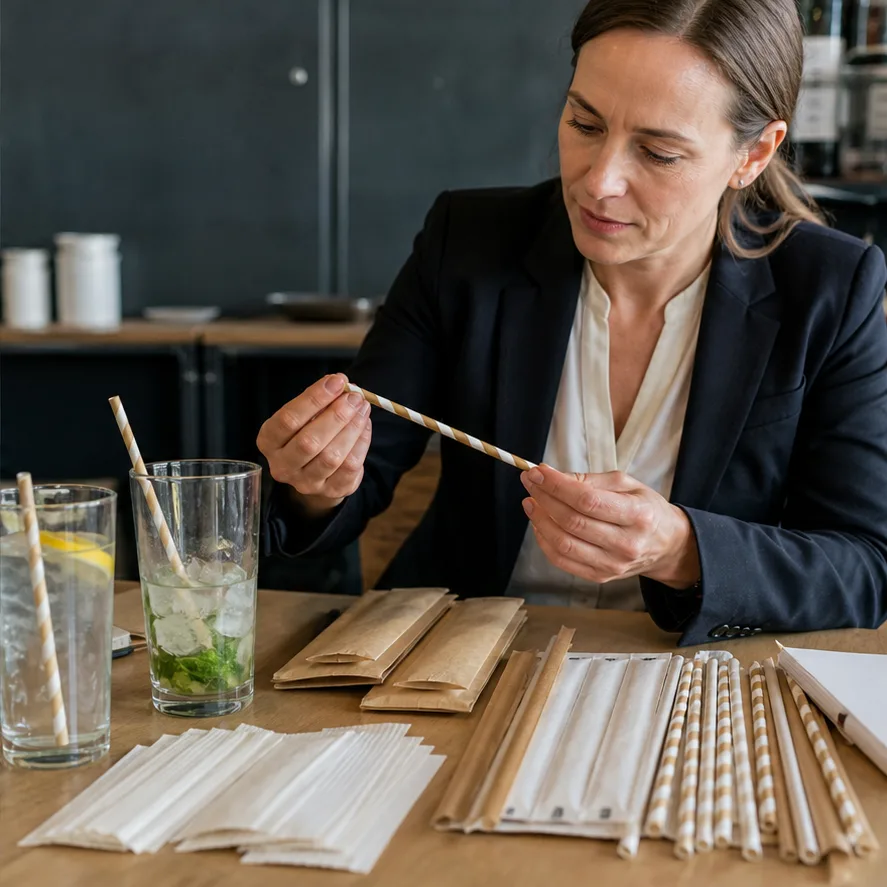 Paper Straws for Cocktail Bars: Wholesale Buyer Guide factory testing and shipment inspection