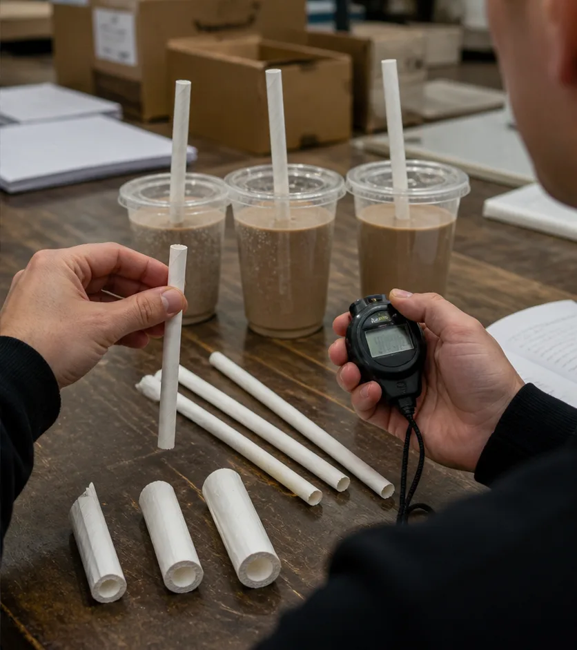 Paper Straws for Milkshake Cups: Buyer Specification Guide factory testing and shipment inspection