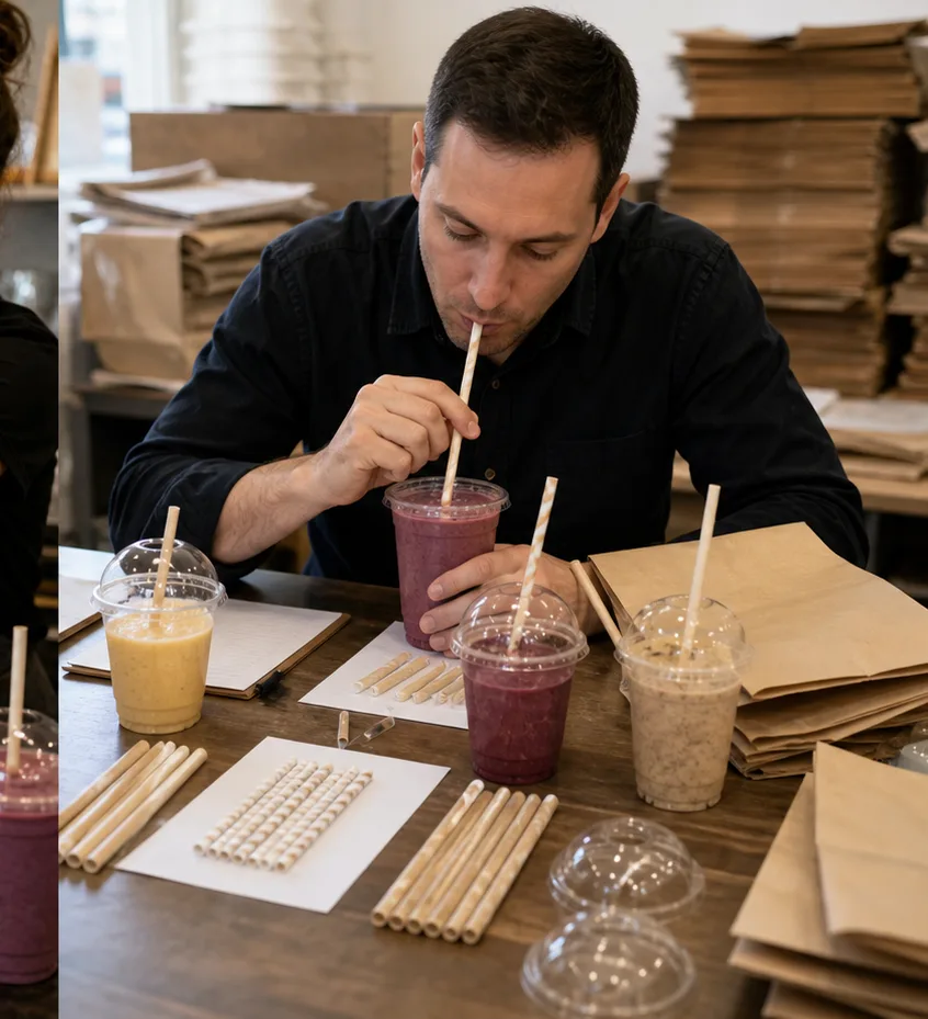 Paper Straws for Smoothie Bars: Wholesale Guide factory testing and shipment inspection