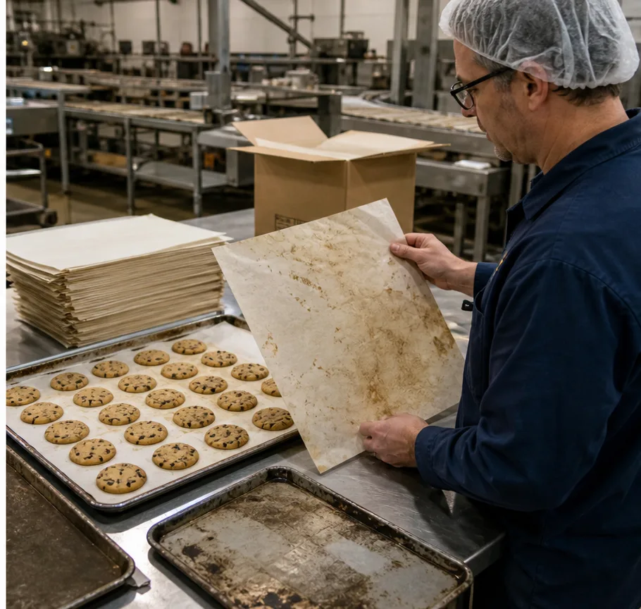 Parchment Paper for Commercial Cookie Lines: Buyer Guide factory testing and shipment inspection