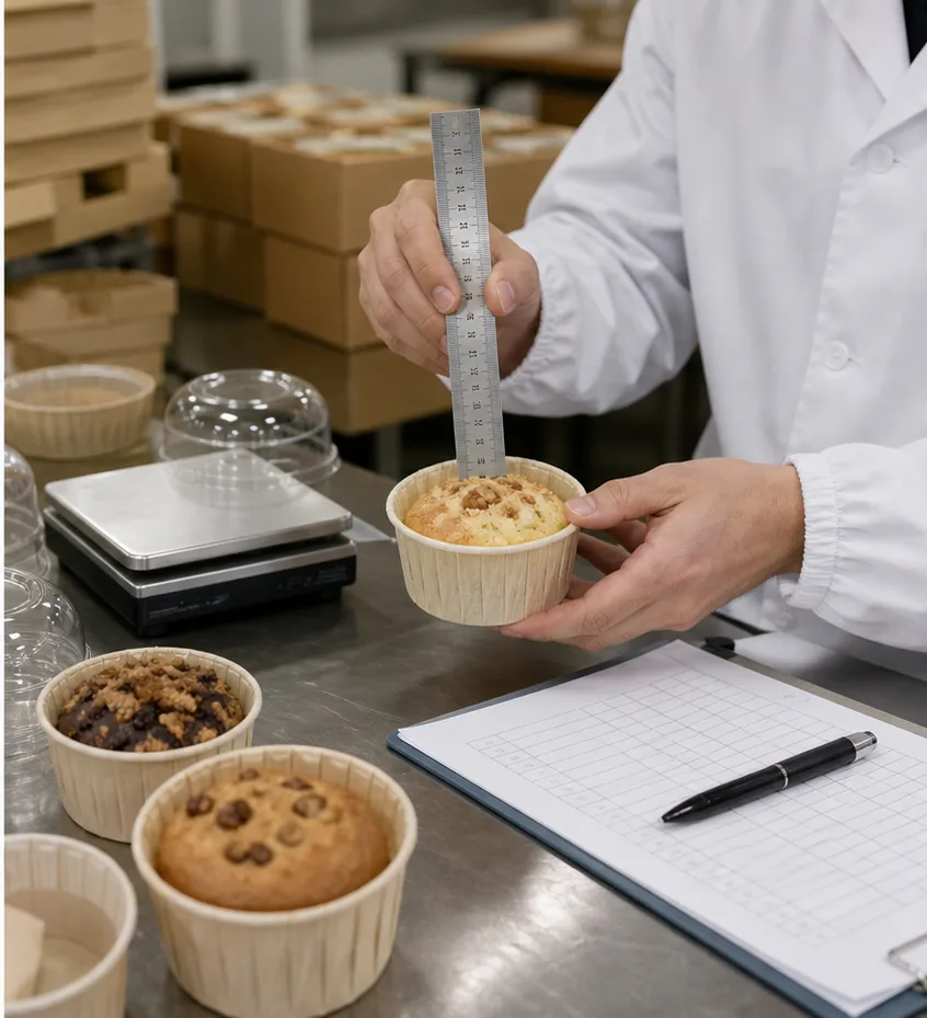 Portion-Size Cake Cups Wholesale: Buyer Selection Guide factory testing and shipment inspection