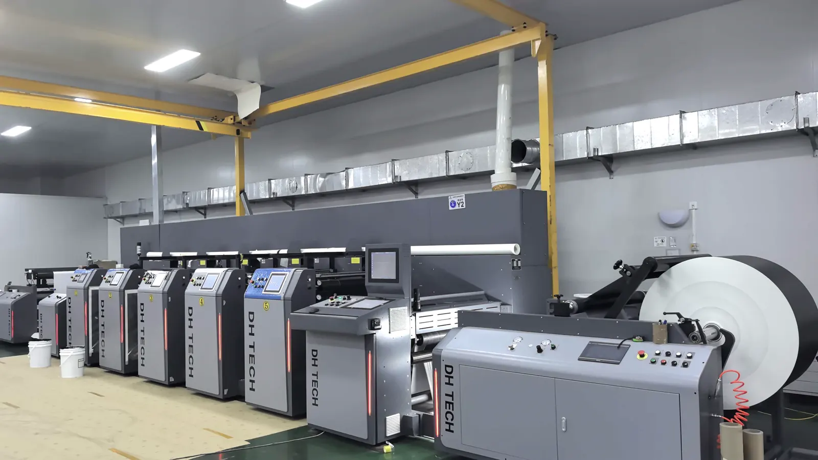 LANGMAI real printing workshop and paper rolls