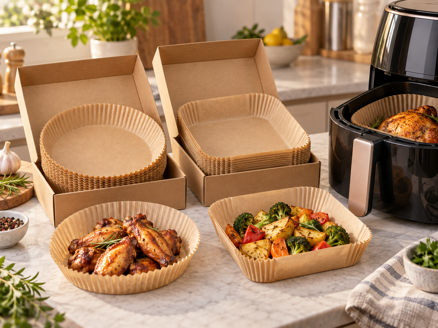 Air fryer liners