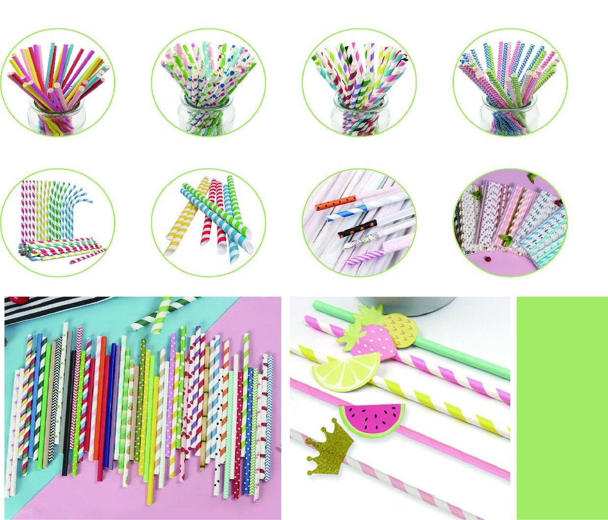 Biodegradable Paper Straws for Wholesale Beverage Buyers product gallery